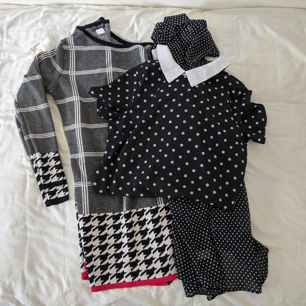 NEW! Graphic polkadot capsule bundle